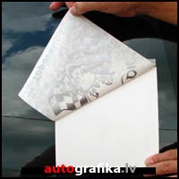 Pagrieziet uzlīmi uz augšu Instrukcija maza izmēra uzlīmēm